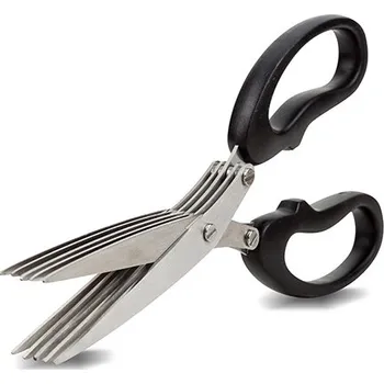 Kuchyňské nůžky nůžky 19cm na bylinky 5břité, MISTY+čistič, NR/plast Rychlá expedice, doprava zdarma od 999,-