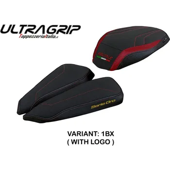 Moto sedlo TPZ Italia potah sedla MV Agusta Brutale 1000 RR (20-24) Adai ultragrip model potah sedla: s logem 1BX (bordeaux)