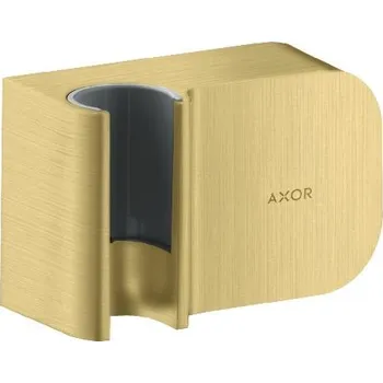 Sprchový držák Axor One - Nástěnné kolínko s držákem, kartáčovaná mosaz 45723950