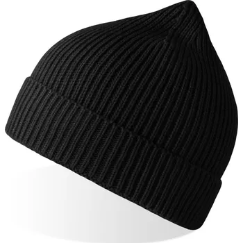 Pracovní přilba Atlantis Headwear Čepice Andy, pletená COT33010000299-black Černá UNI