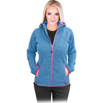 Dámská mikina Mikina fleecová dámská s kapucí LEBER&HOLLMAN