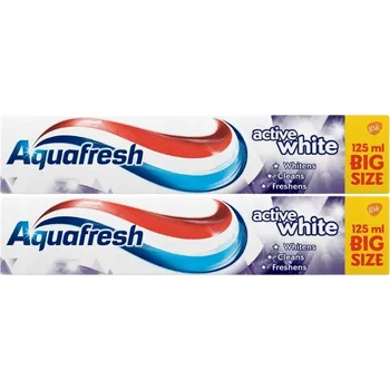 zubní pasta Aquafresh Active White Zubní Pasta 2x125ml