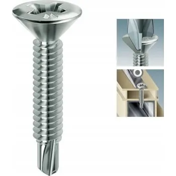 Vrták Šrouby do dřeva MUSTAD 3,9 x 25 mm, 100 ks