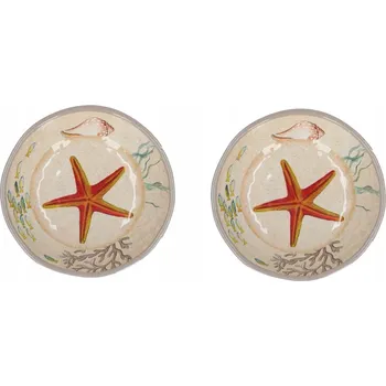 Talíř Hluboký talíř na polévku Rose & Tulipani Sea Life 19,5 cm