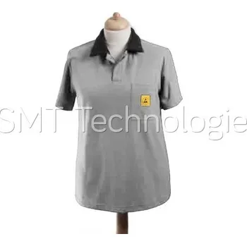 ESD ESD polotriko s krátkým rukávem StaticTec, šedé, M - 100104001376