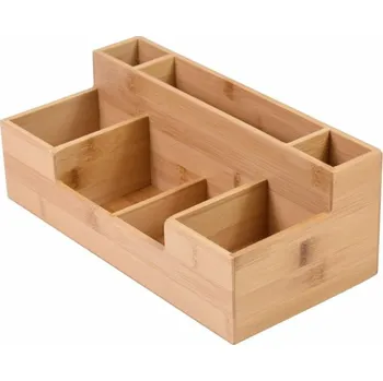 Úložný box Organizér na psací potřeby, bambus, 30 x 15 x 11 cm