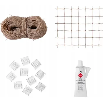 Zabezpečení domácnosti SADA BALKONOVÉ SÍTĚ PRO KOČKY NA HÁČKY 5X3 M - OKA 28mm