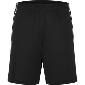 James & Nicholson Kraťasy Basic JN 387, týmové COT02038798003-black/white L Černá/bílá