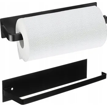 DRŽÁK NA PAPÍROVÉ UTĚRKY ČERNÝ LOFT, ZÁVĚSNÝ, MONTÁŽ NA PÁSKU