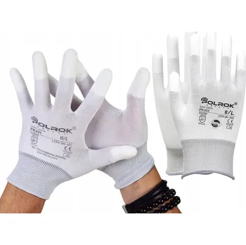 Pracovní rukavice Rukavice Polrok PK101 velikost 9 - L 10 párů