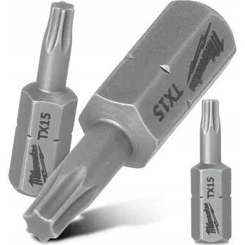 Bit BIT KONCOVKA TORX TX15 25MM MILWAUKEE 1 ks