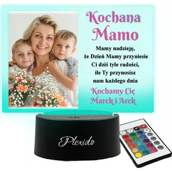 Lampička Plexido vícebarevná Noční lampa