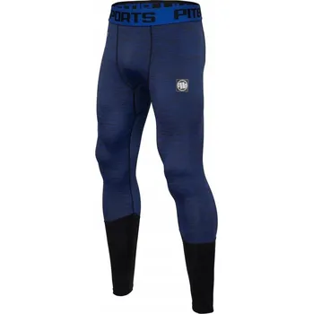 Dámské legíny Pitbull Legíny Performance Pro Plus Small Logo Modré M