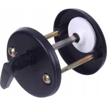 Dveřní Závora WC Toaleta Zámek Černá