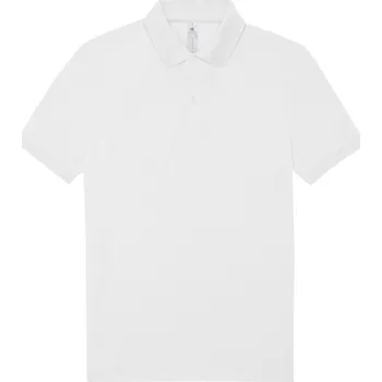 Pánské tričko B&C Polokošile B&C My Polo 180, krátký rukáv COT01U42400105-white 2XL Bílá