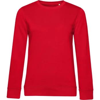 pracovní mikina B&C Mikina B&C Inspire Crew Neck, dámská COT01W32B00405-red 2XL Červená
