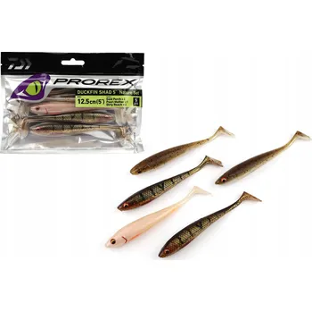 Umělá nástraha GUMY DAIWA PROREX DUCKFIN SHAD - NATURE MIX 12,5 cm