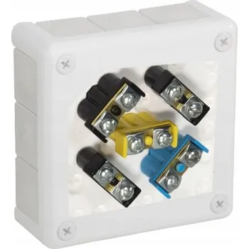 Elektroinstalační krabice Elektroinstalační krabice na omítku se svorkami Viplast IP55 118x118x46 Bílá