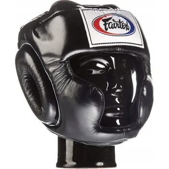 Cyklistická přilba BOXERSKÁ SPARINGOVÁ PŘILBA FAIRTEX HG3 (černá) "Full Coverage Style" - L