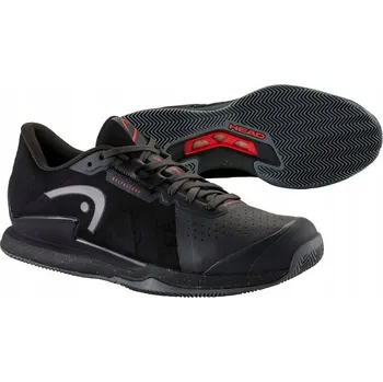 Pánská tenisová obuv Pánská obuv Head Sprint Pro 3.5 Clay - black/red Černý (45)
