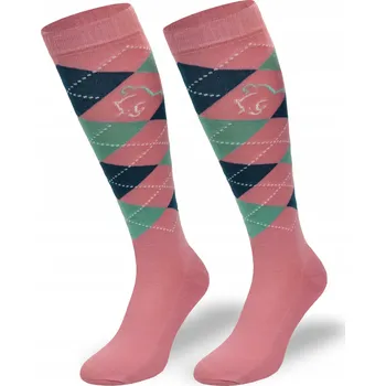 Pánské ponožky Ponožky Comodo SPDJ/36 vel. 31-34 růžové kosočtverce