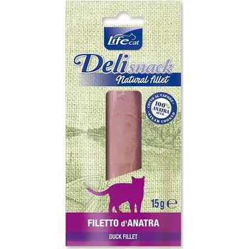 Krmivo pro kočku Life Cat Pamlsek pro kočky Filé z kachny 15 g