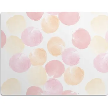 Miska pro psa Pro psa kočku podložka pod misky , Pastelové puntíky, 90x60