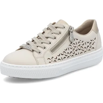 Dámské tenisky DÁMSKÉ TENISKY RIEKER L5904-60 BÉŽOVÁ Barva: BÉŽOVÁ, Velikost: 38