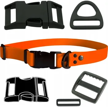 Obojek pro psa OBROŽEK S KOVOVOU PŘEZKOU PRO PSA MĚKKÝ VODĚODOLNÝ BIOTHANE L