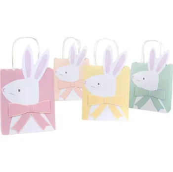 Velikonoční dekorace Meri Meri Velikonoční papírová taška Bunny – set 8 ks
