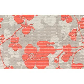 Koupelnová předložka Protiskluzová koupelnová předložka z pěny 45x65 červená