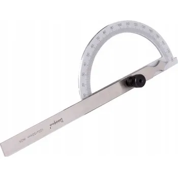 Úhloměr Úhelník s ryskou 0-180° 150x200mm PRO DASQUA