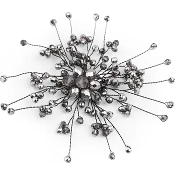 Brož Brož s broušenými kamínky - Black Diamond