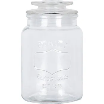 Dóza na potraviny Clayre & Eef - Skleněná dóza 6GL5054