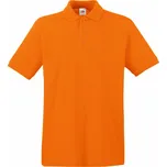 Fruit of the Loom Polokošile Premium Polo, krátký rukáv COT16321823501-orange S Oranžová