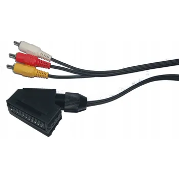 Audio kabel Kabel Euro konektor --> 3 RCA konektory, 1,2 m