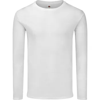 pracovní tričko Fruit of the Loom Tričko Iconic 150 LSL T, dlouhý rukáv, krátký rukáv, pánské COT16144600104-white XL Bílá
