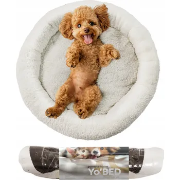 Pelíšek pro psa Yomate pelíšek pro psa béžový 50 cm x 50 cm