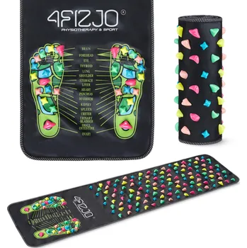 podložka na cvičení Akupresurní kamínková masážní podložka 140 x 35 cm