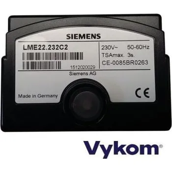 Příslušenství ke kotli Řídící a zapalovací hořáková automatika Siemens LME22.232C2, náhrada za LGB22.230A27 a LMG22.230B27,