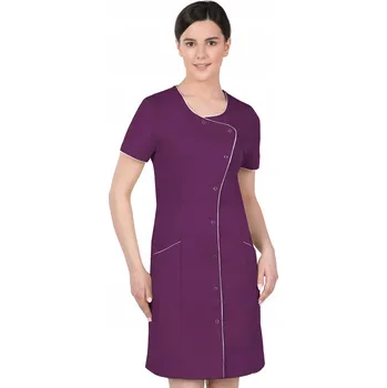 Dámské šaty 36 DÁMSKÁ KOSMETICKÁ ZÁSTĚRA ŠATY SE ZAPÍNÁNÍM 342