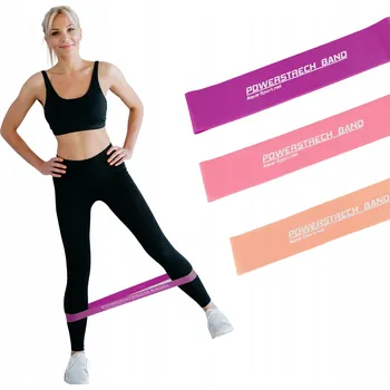 SADA 3 CVIČEBNÍCH GUM MINI BAND FITNESS POPRUHY