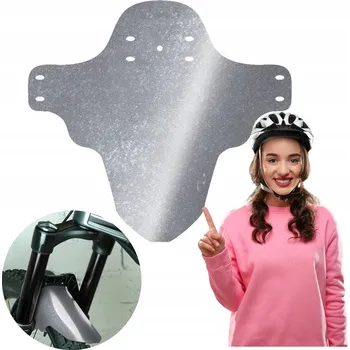 Blatník na kolo Přední blatník na kolo pro 4 kola G-14 stříbrný