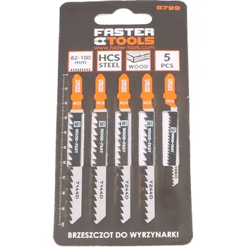 Vrták FASTER TOOLS Sada pilových listů do přímočaré pily 82/100