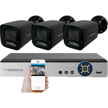 Couvací kamera 3 kamerový AHD set HE3-56E 5Mpx 1920p, H.265, CZ menu