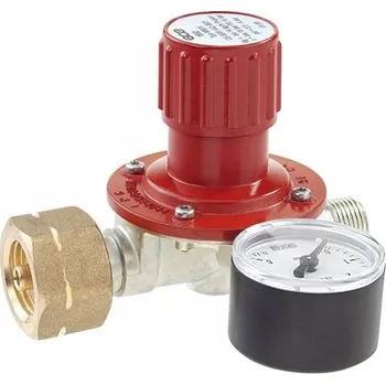 Plynová hadice Regulátor propanu pro 5/11/33kg láhve, s manometrem, tlak plynu 0,5-4 bar GCE