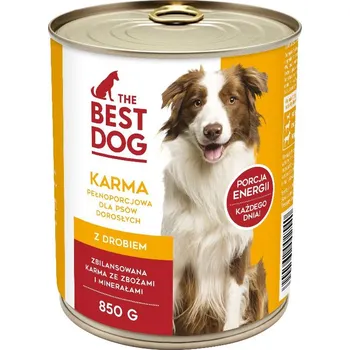 Krmivo pro psa THE BEST DOG KRMIVO PRO PSY S DRŮBEŽÍM MASEM 850G SOKOŁÓW