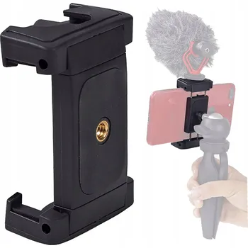 Držák telefonu na stativ / Selfie tyč s paticí ISO 1/4