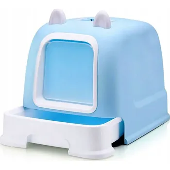 GLOBANI krytá kočičí toaleta 52,5 cm x 40,5 cm x 40 cm