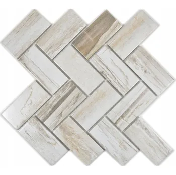 Keramická mozaika WzorcowniaStudio 27,5 x 27,5 cm, odstíny hnědé a béžové